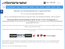 Tablet Screenshot of motorado.nl