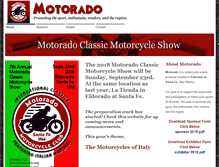 Tablet Screenshot of motorado.org